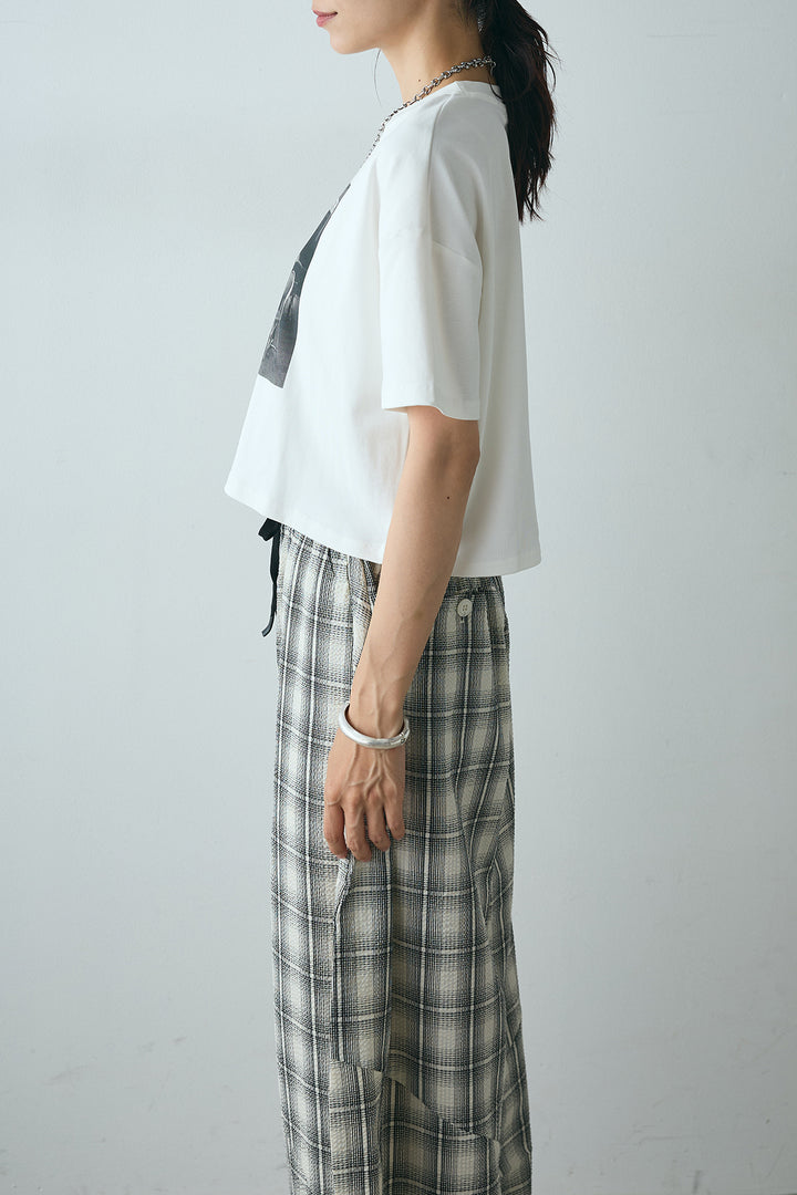 LEMETROフォトプリントTシャツ