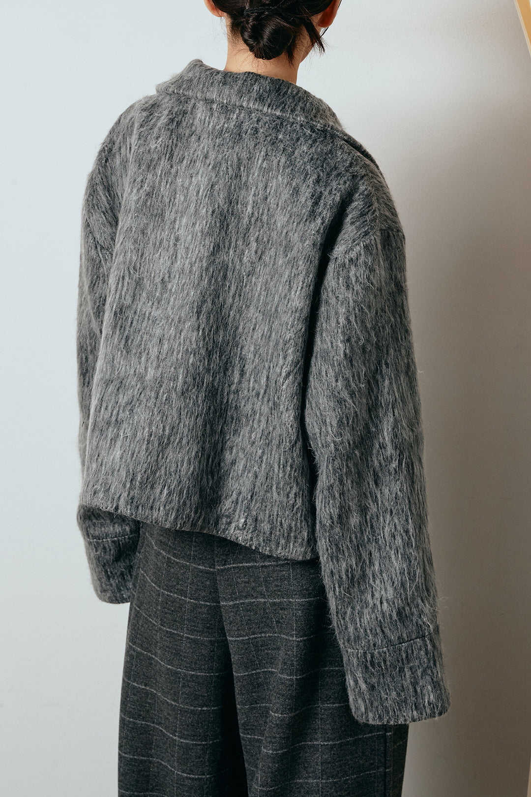 シャギーショートジャケット