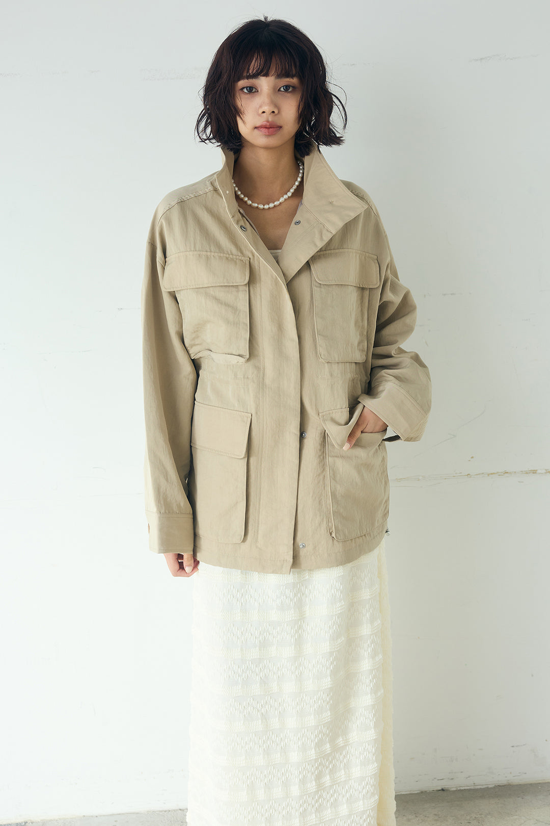 ナイロンツイルフィールドジャケット