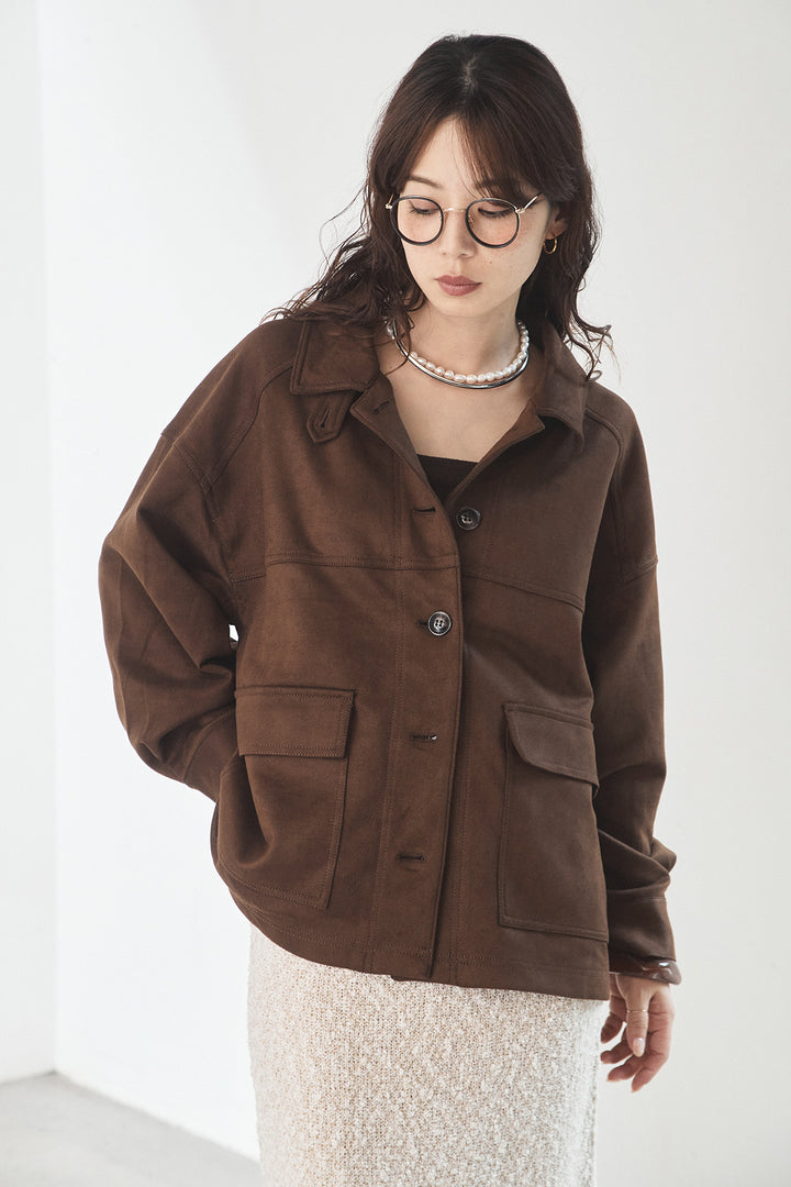 デカポケスエポンジャケット