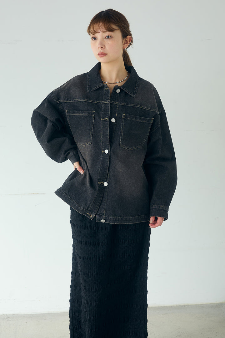 デニムオーバーサイズジャケット