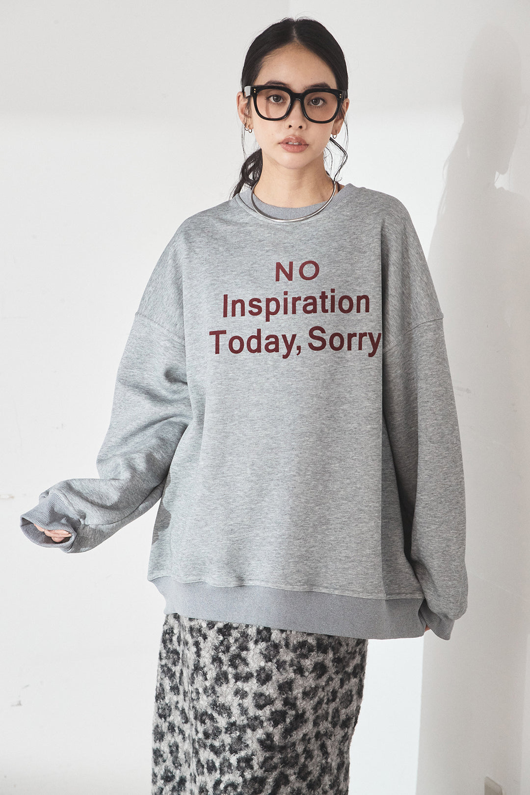 裏起毛フロントロゴスウェットトップス