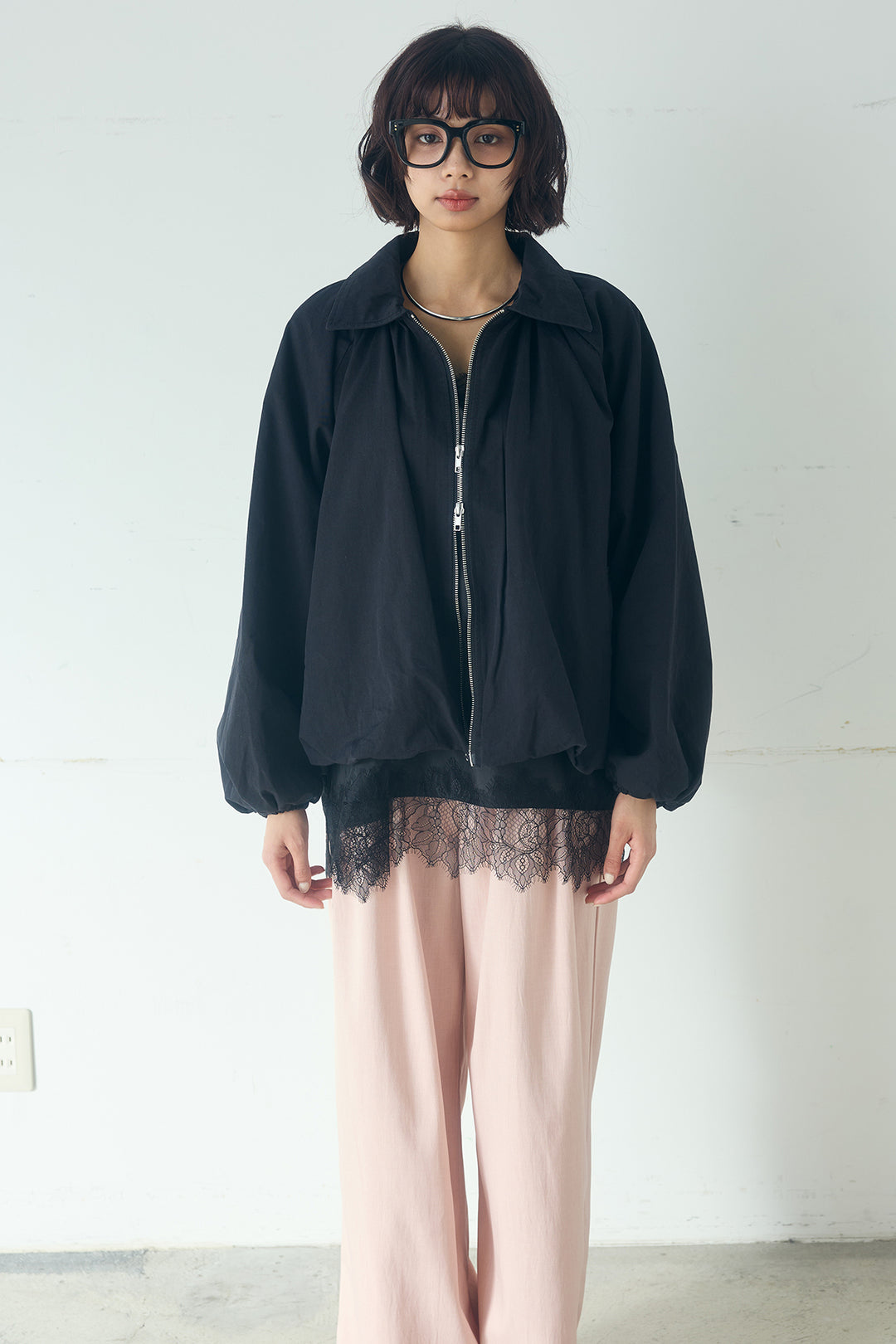 綿ツイルバルーンジャケット