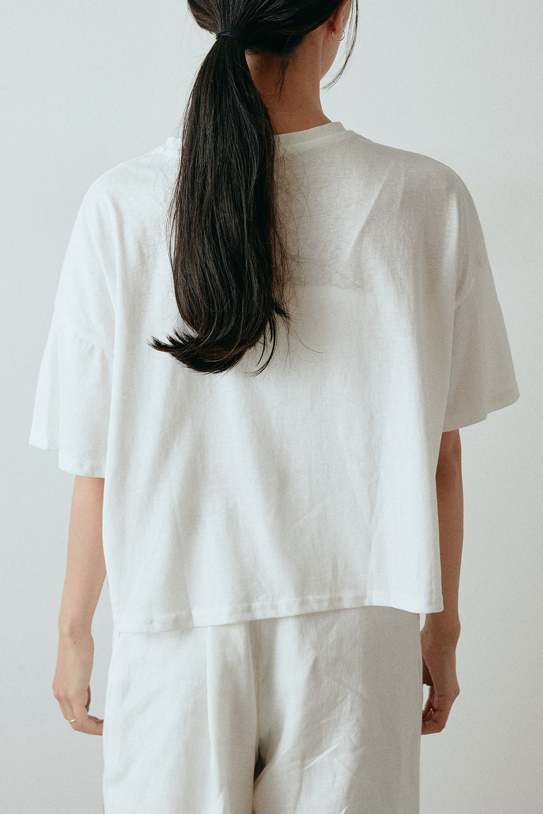 スクエアフォトプリントTシャツ