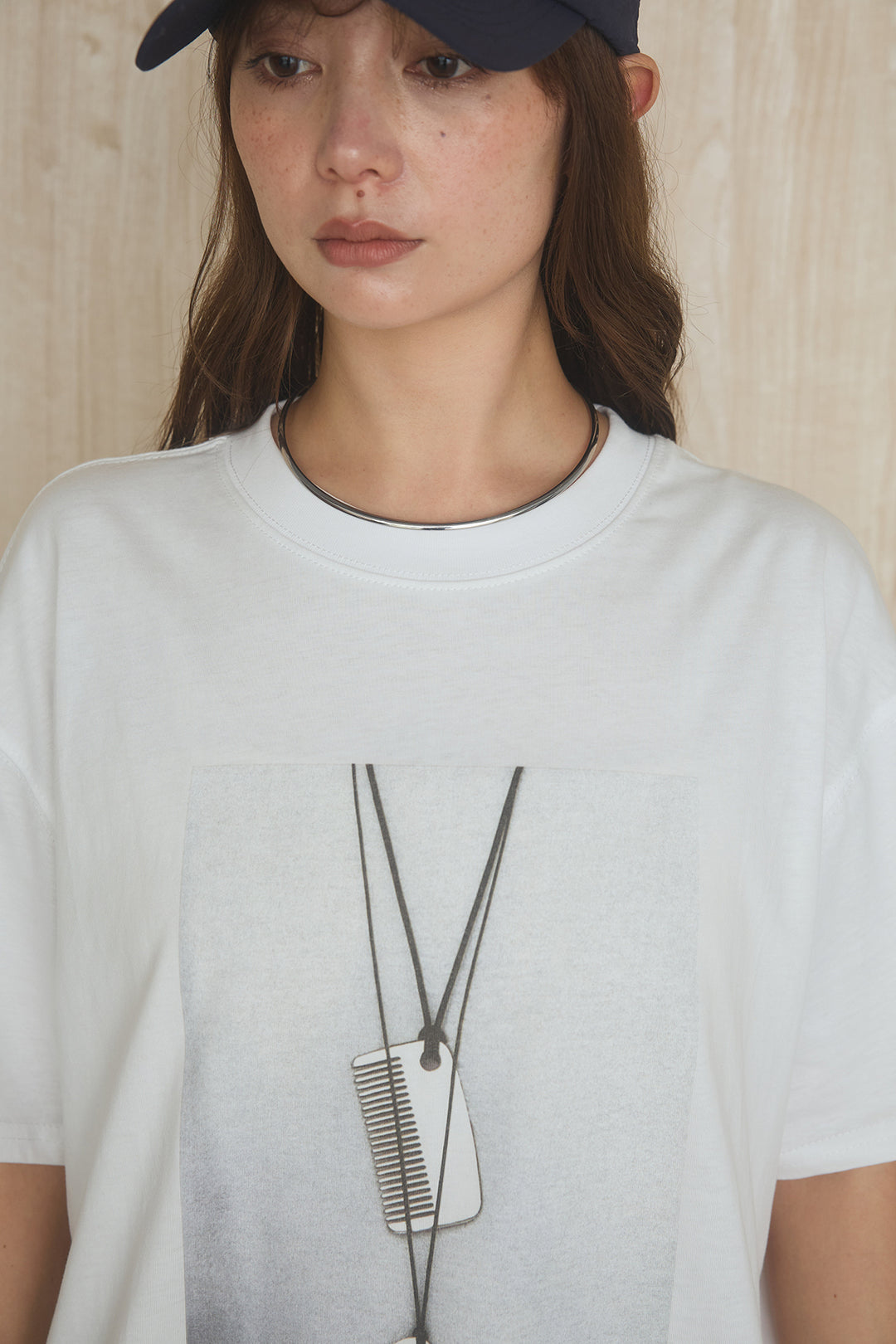 フロントモチーフプリントビッグTシャツ