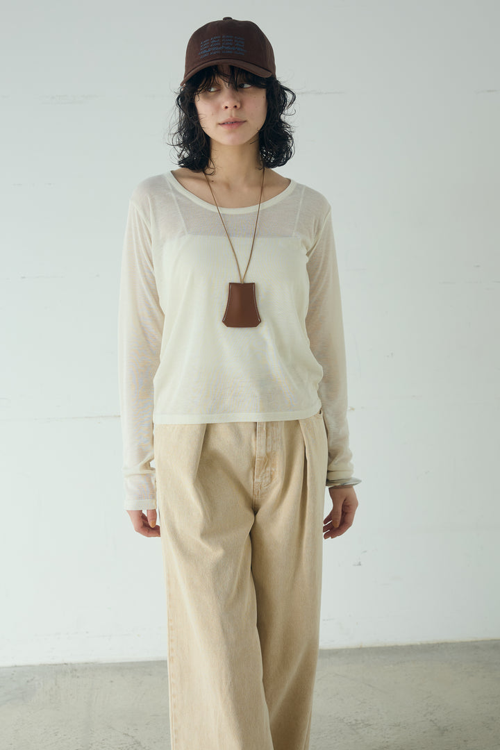 シアーフライスUネックプルオーバー