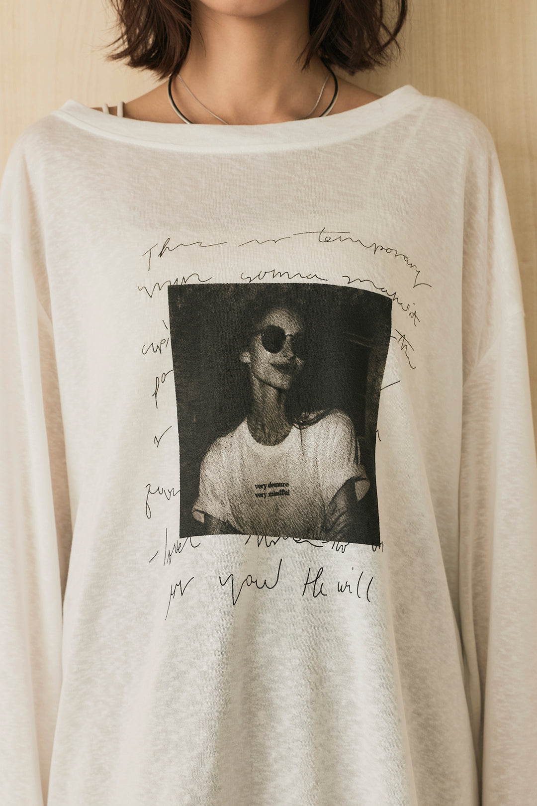 [SET]ヴィンテージグラフィックロンT+合繊ツイルスタンドウエスト巻きジョガーパンツ(2set)