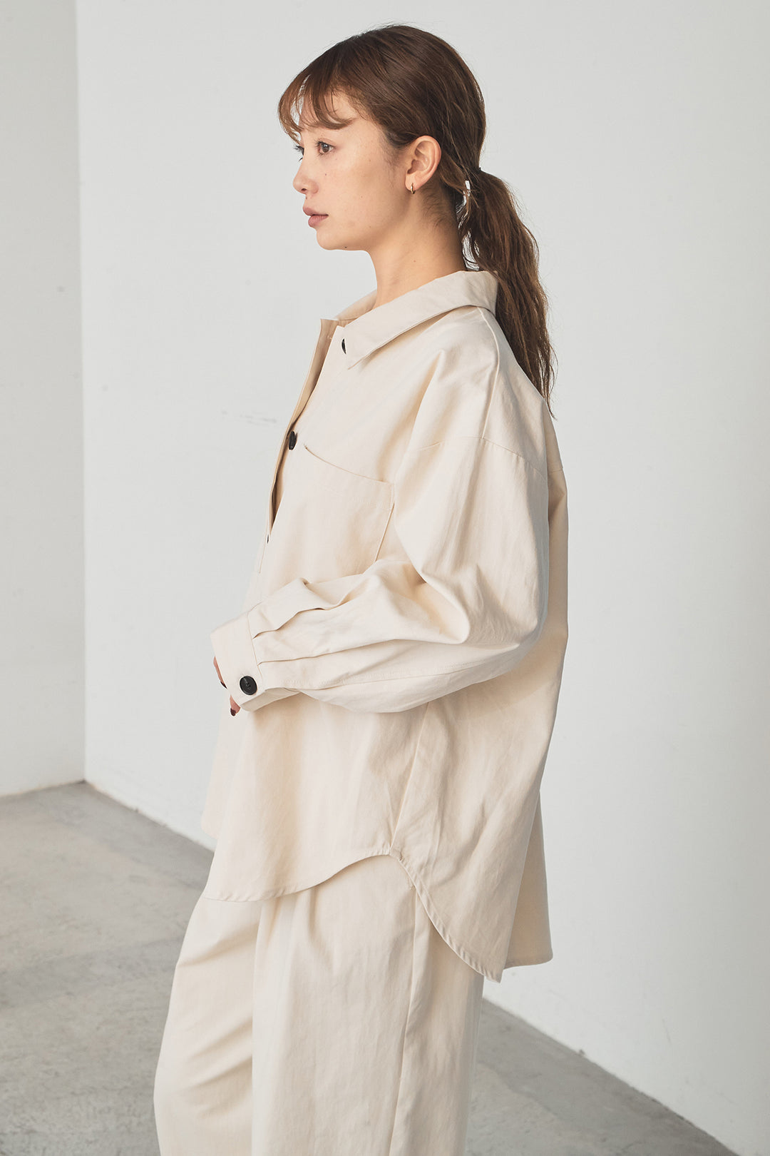 ツイルシャツジャケット