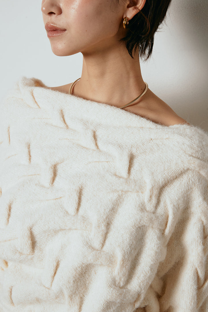 [SET]ボートネックニットトップス+ルーズタータンチェックワイドパンツ(2set)