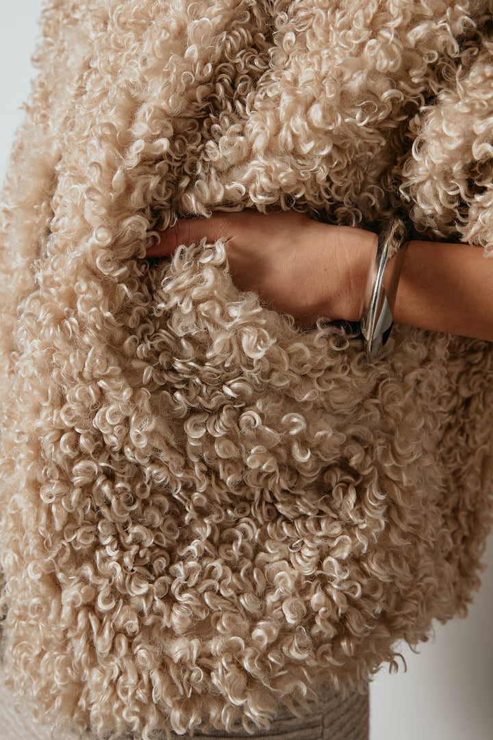 [SET]プードルファーミドルジャケット+クラシックヘリンボーンサロペット(2set)