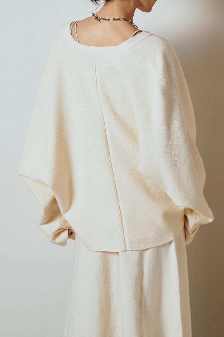 [SET]カシュクールニットカーディガン+ニットロングスカート(2set)