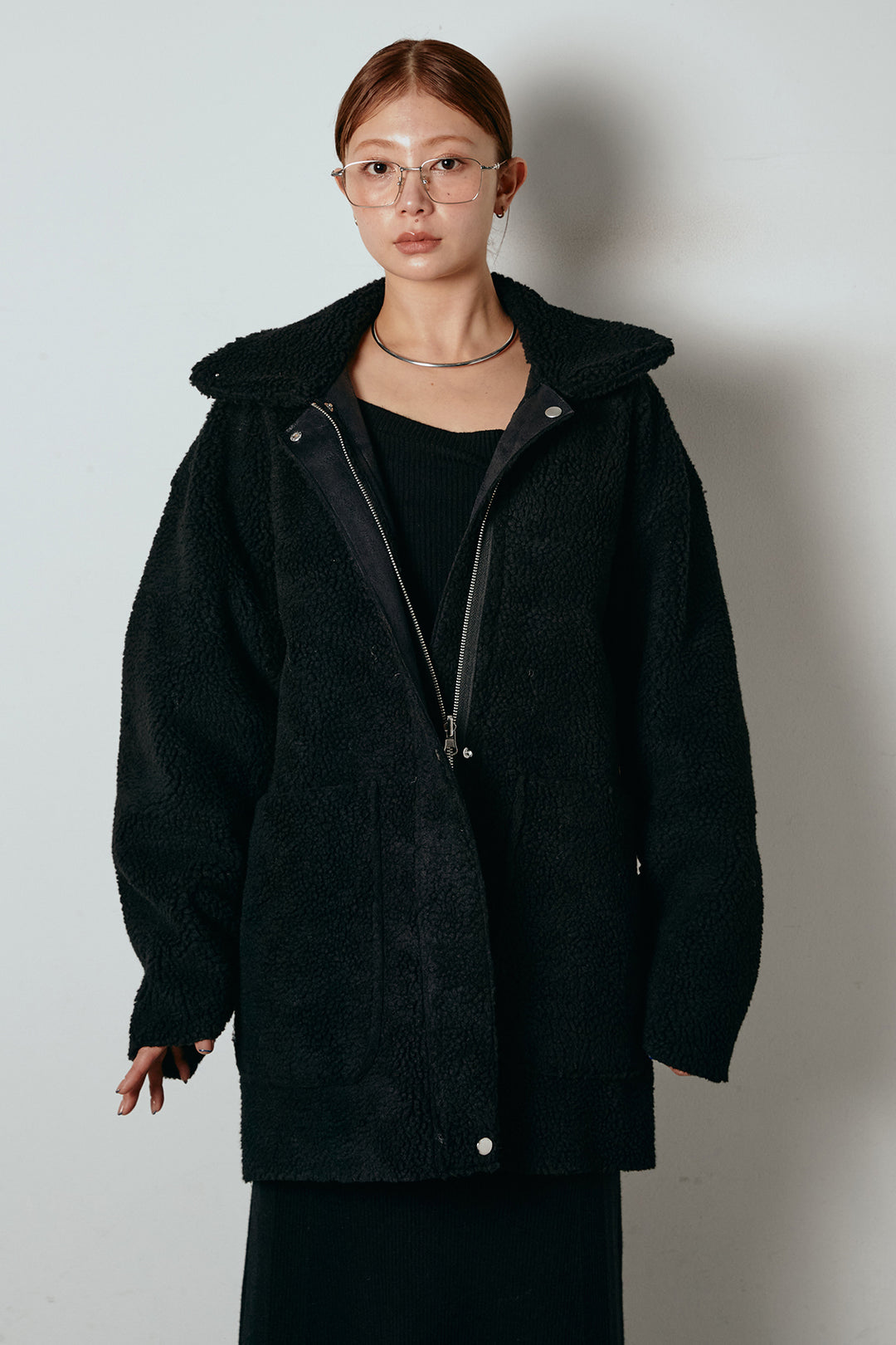 リバーシブルエコムートンコート