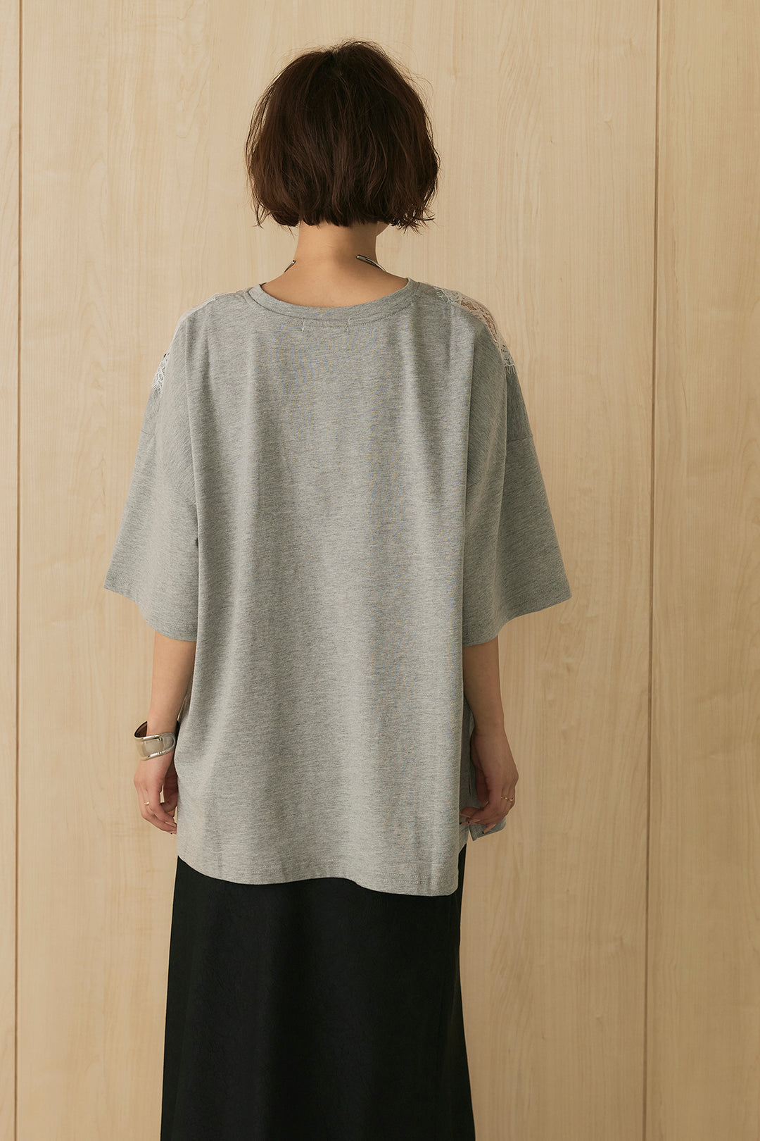 レース切替ビッグTシャツ