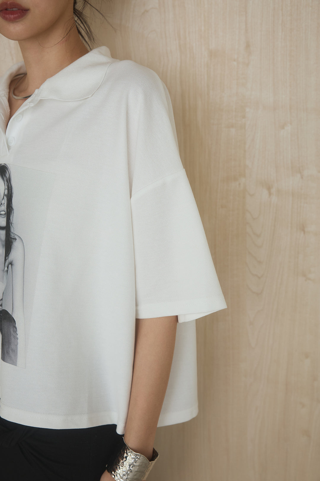 グラフィックポロTシャツ