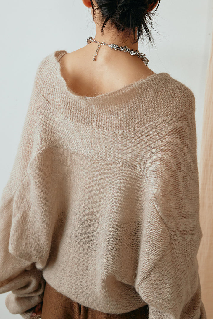 [SET]カシュクールデザインニット+編みベルト付きタータンチェックワイドパンツ(2set)