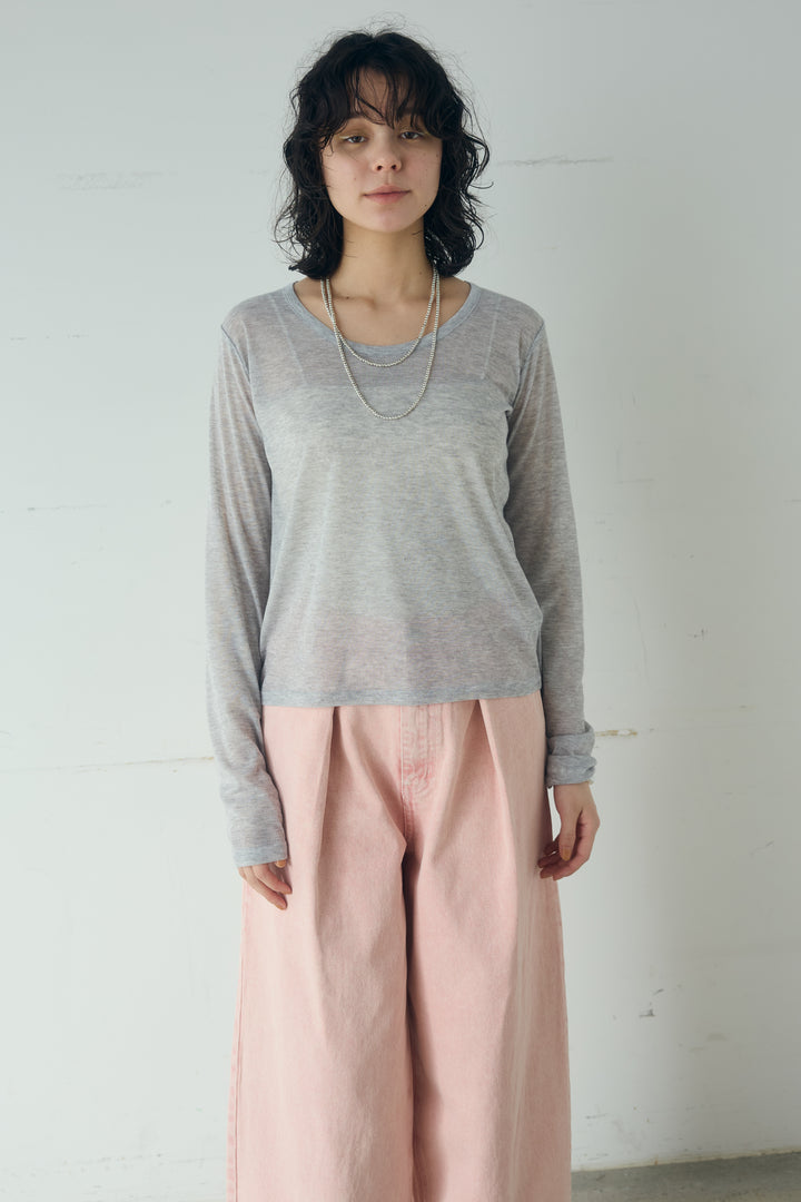 シアーフライスUネックプルオーバー