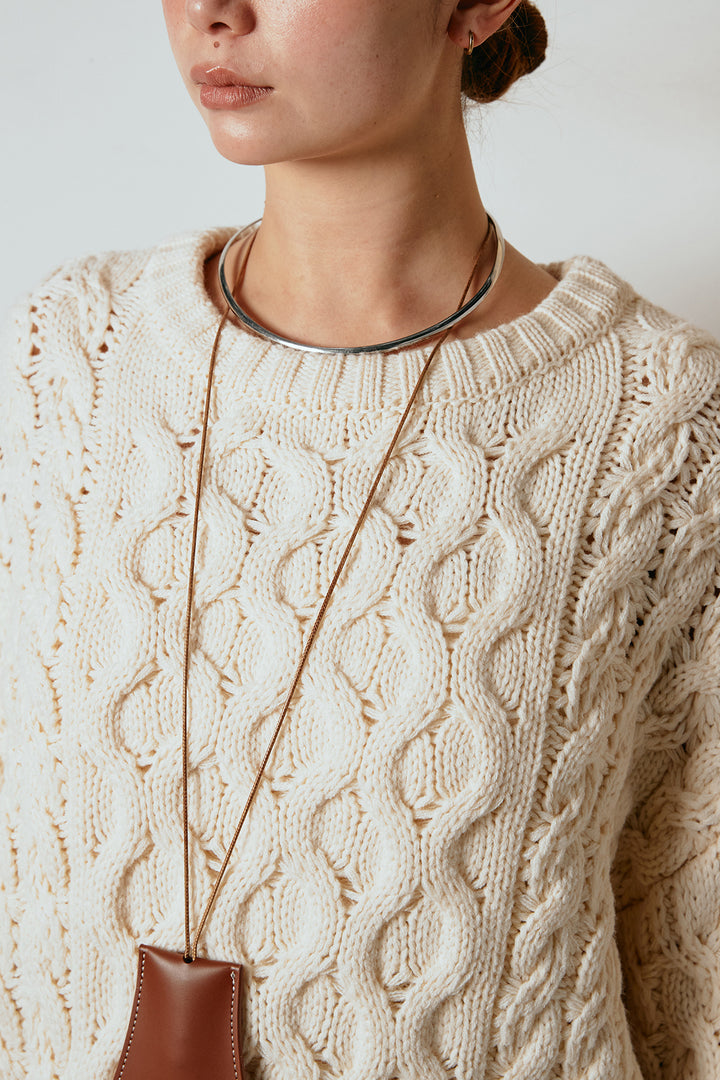 バルキーケーブルプルオーバー