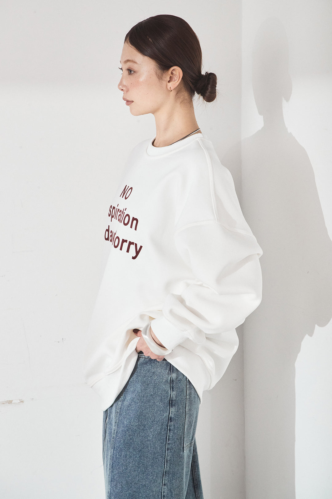 裏起毛フロントロゴスウェットトップス