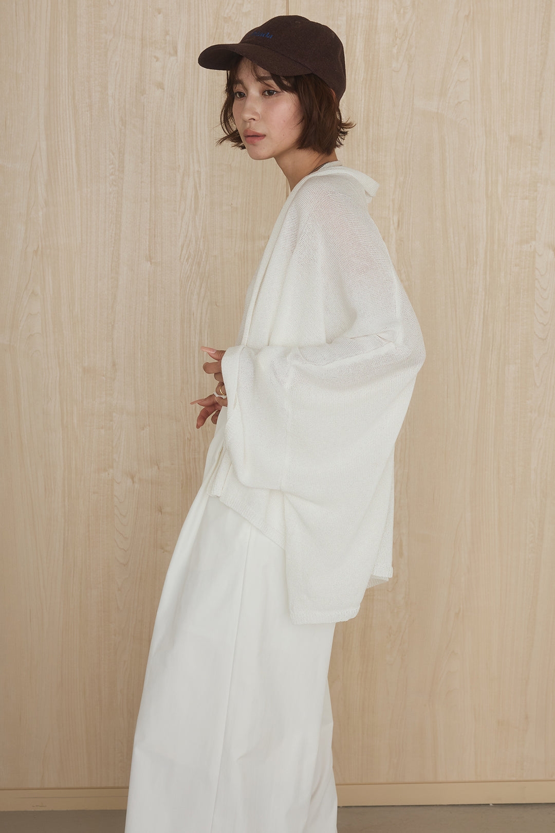 [SET]オーバードルマンカーディガン+ホルターネックインナー(2set)