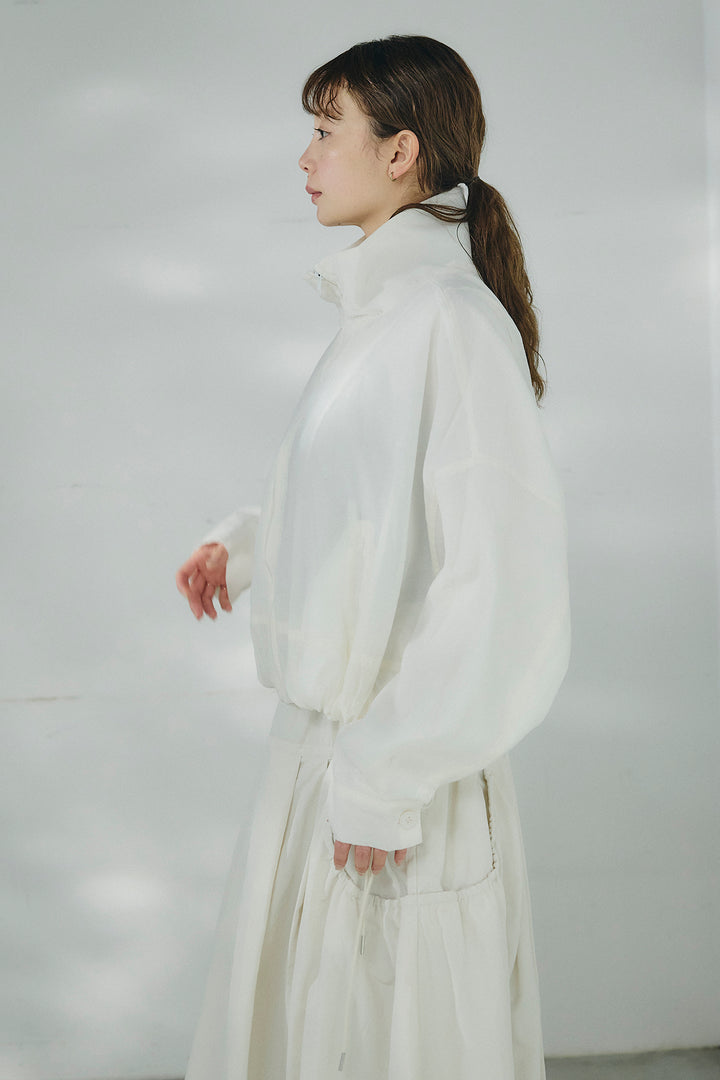 スタンドネックシアーブルゾン