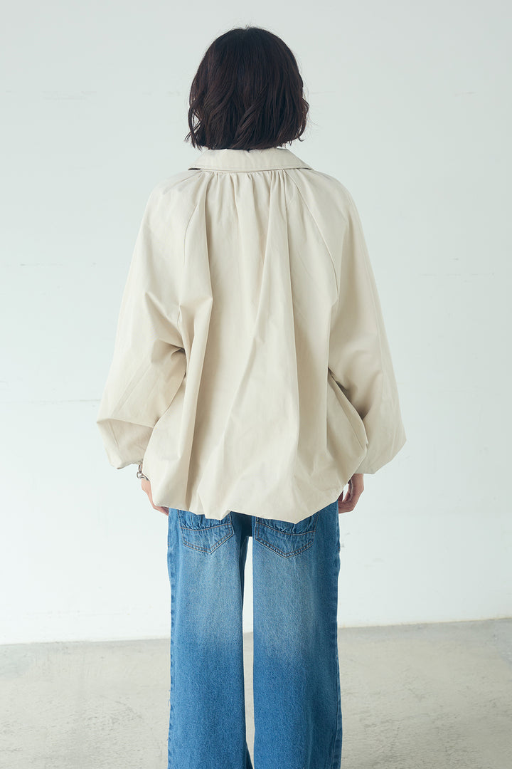 綿ツイルバルーンジャケット