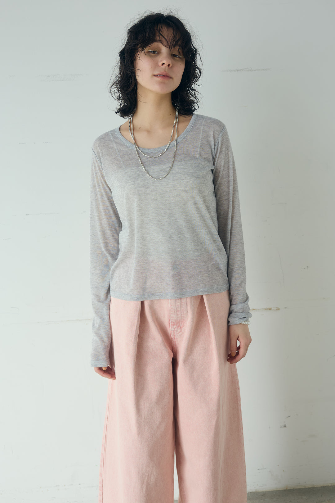 シアーフライスUネックプルオーバー