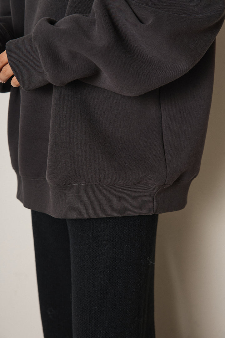 [SET]ロゴデザインルーズスウェット+レースサテンキャミソール(2set)