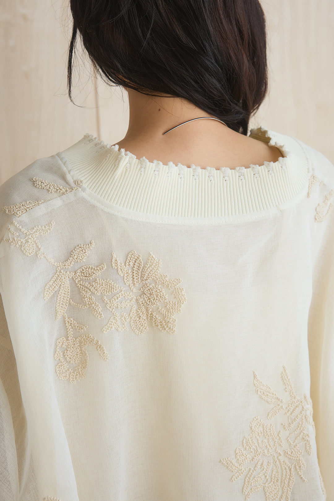 [SET]フラワー刺繍バルーンブルゾン+裏毛リラックスワークタイトスカート(2set)