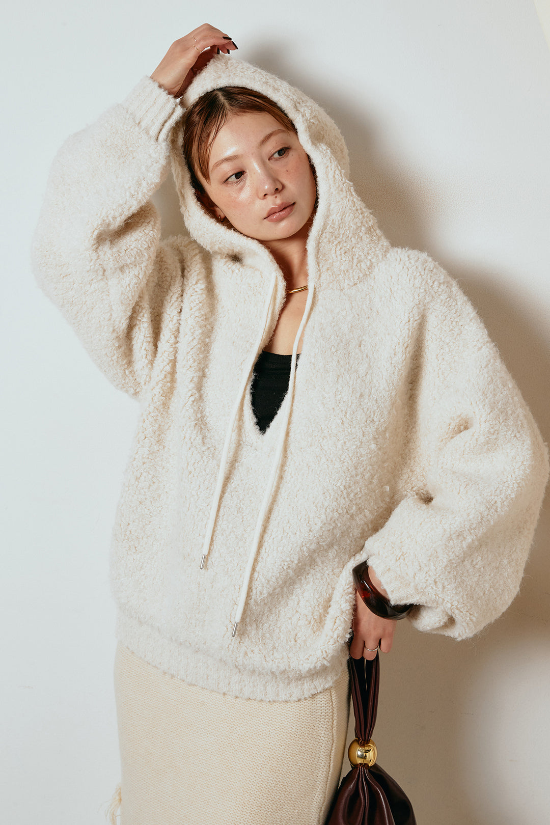 ブークレキーネックプルオーバー