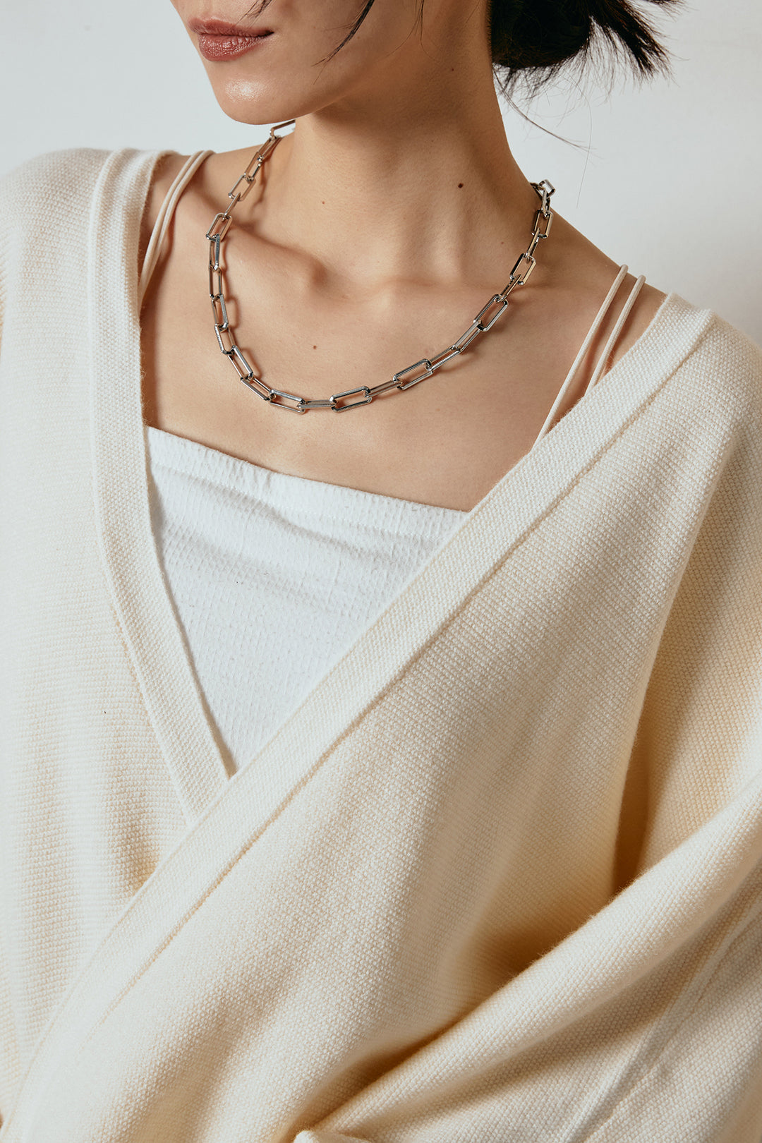 [SET]カシュクールニットカーディガン+ニットロングスカート(2set)