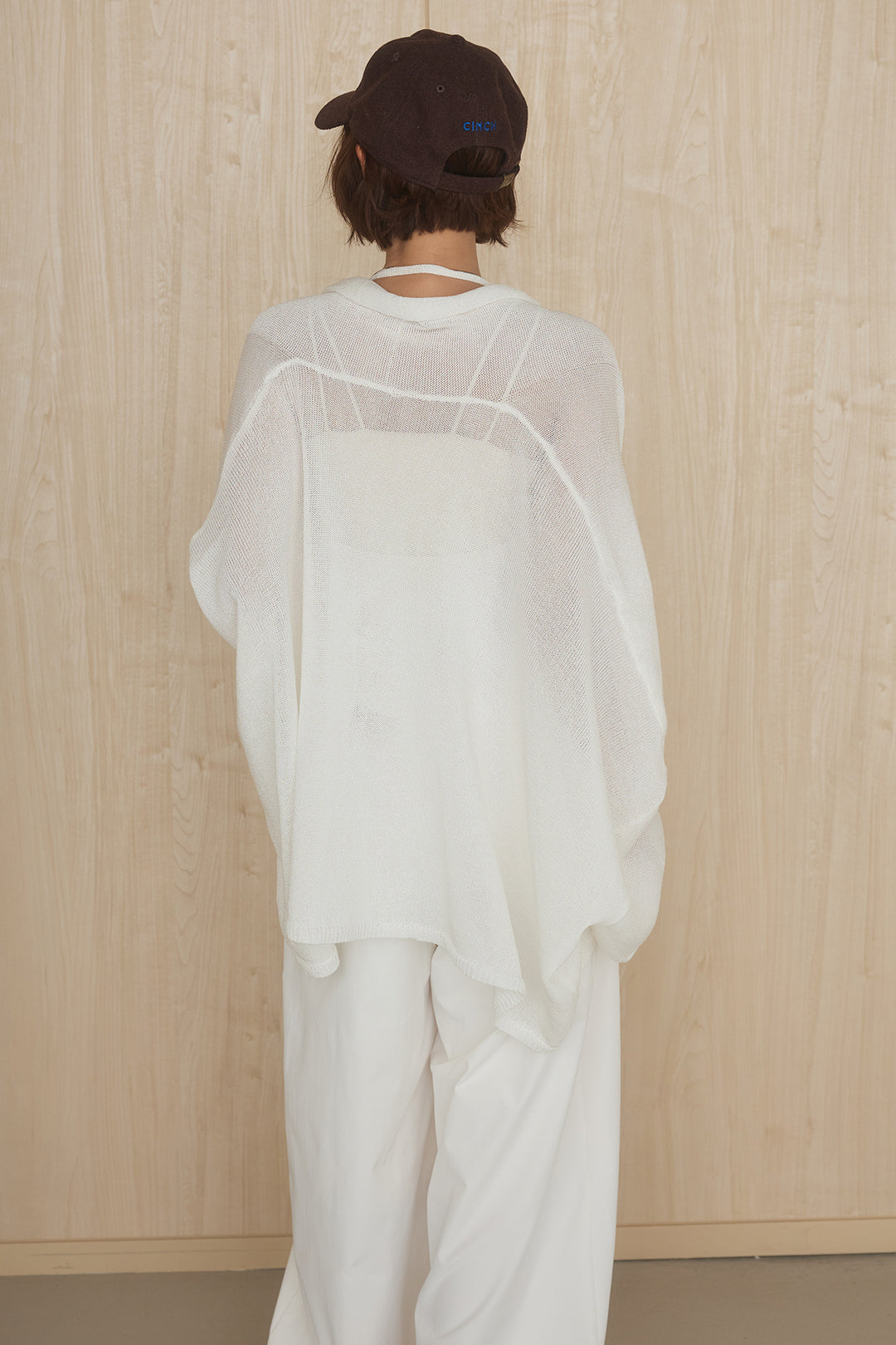 [SET]オーバードルマンカーディガン+ホルターネックインナー(2set)