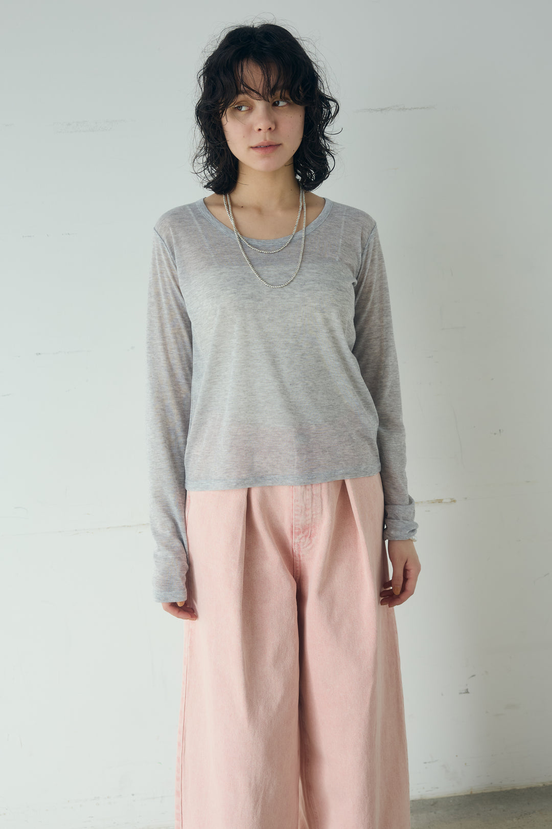 シアーフライスUネックプルオーバー