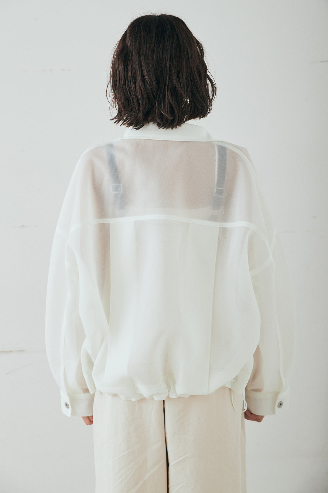 [SET]シアーダンボールサイドドロストジャケット+綿ツイルアシメサロペット(2set)