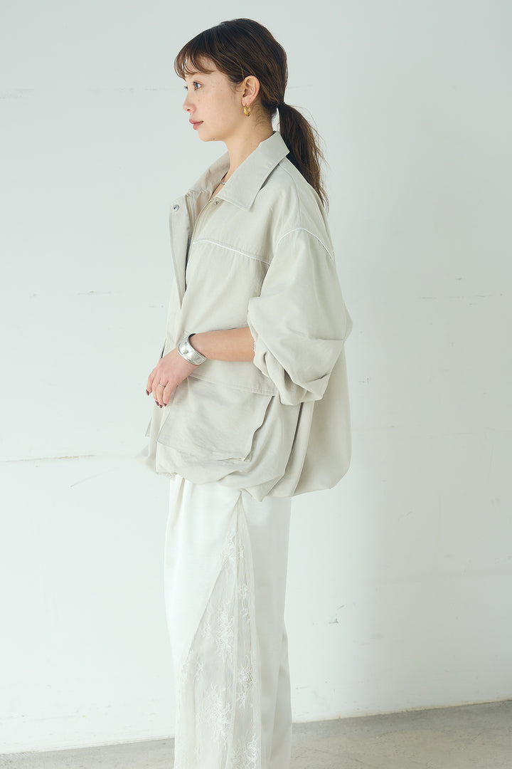 合繊ツイルバルーンジャケット