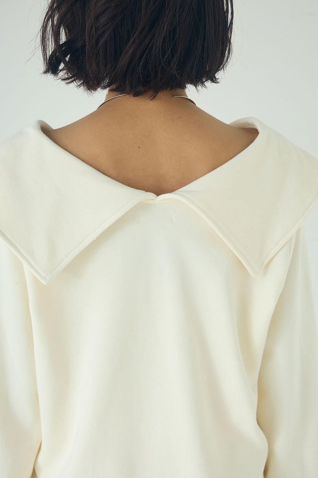 [SET]ビッグカラー2WAYスウェットトップス+メッシュリラックスパンツ(2set)