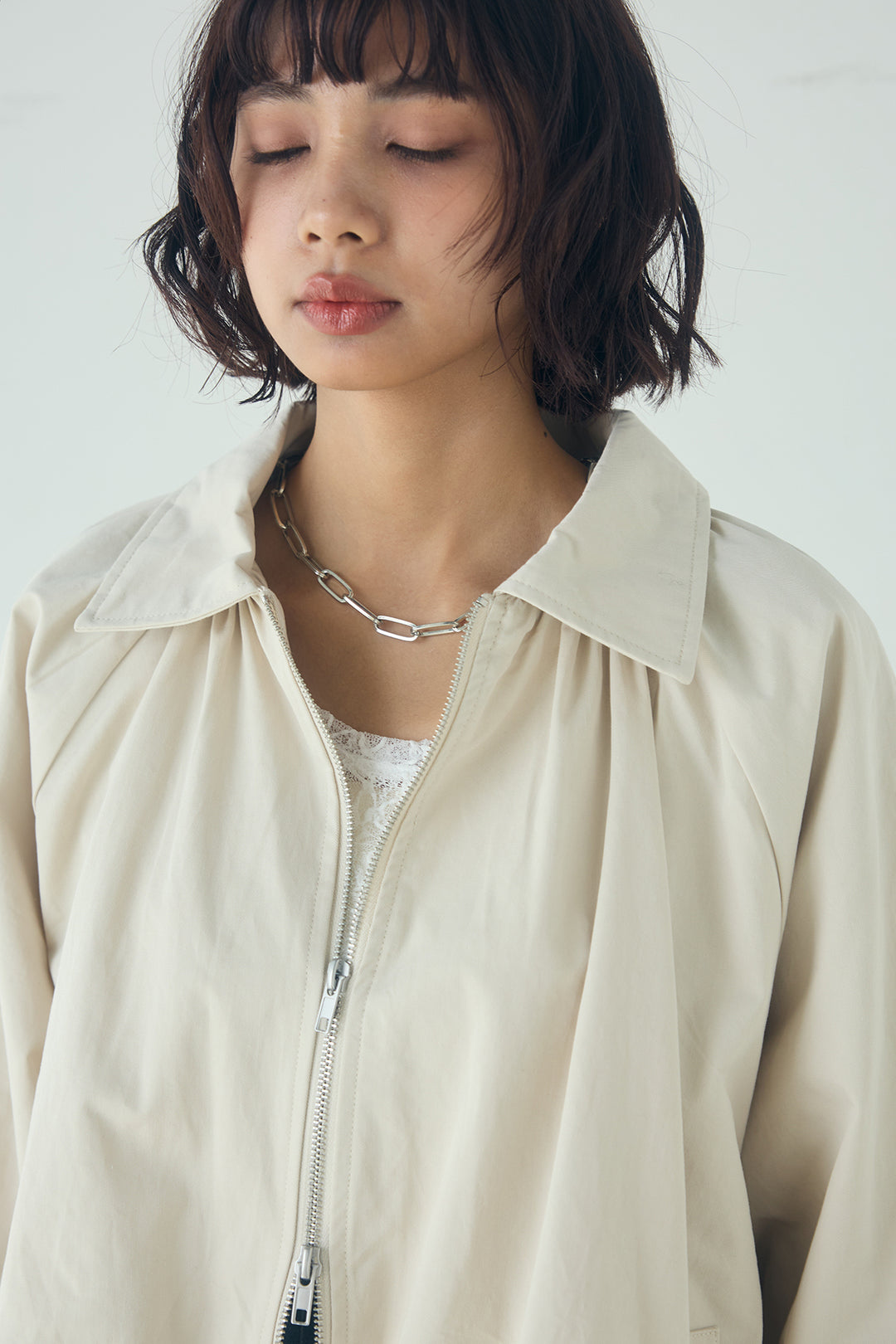 綿ツイルバルーンジャケット