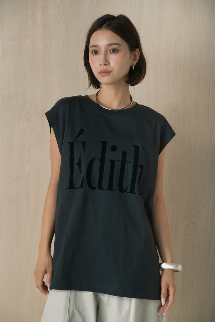 [SET]襟レザーライクシャツジャケット+ビッグロゴプリントTシャツ+ランダムフリルスカート(3set)