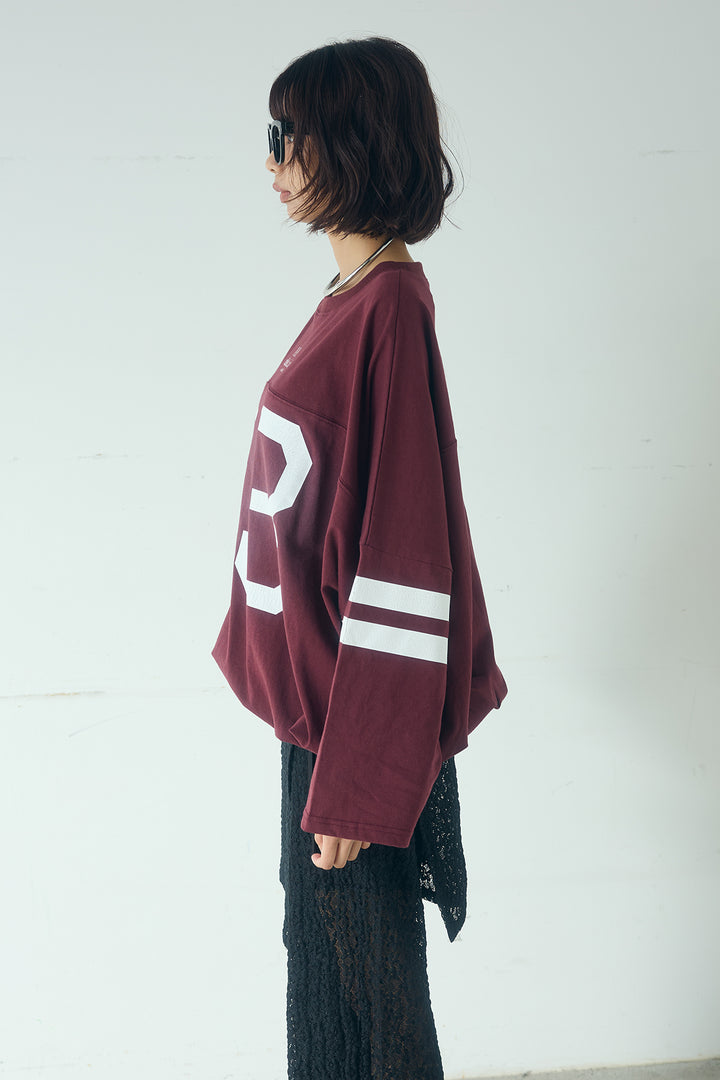 [SET]裾ドロストナンバービッグTシャツ+トラックイージーパンツ(2set)