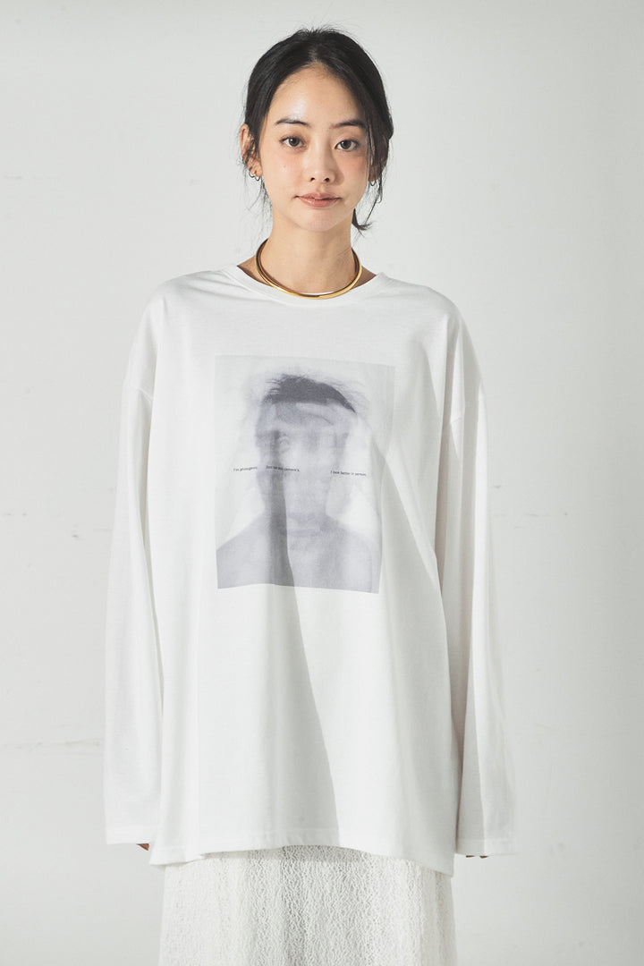 長袖アソートフォトTシャツ