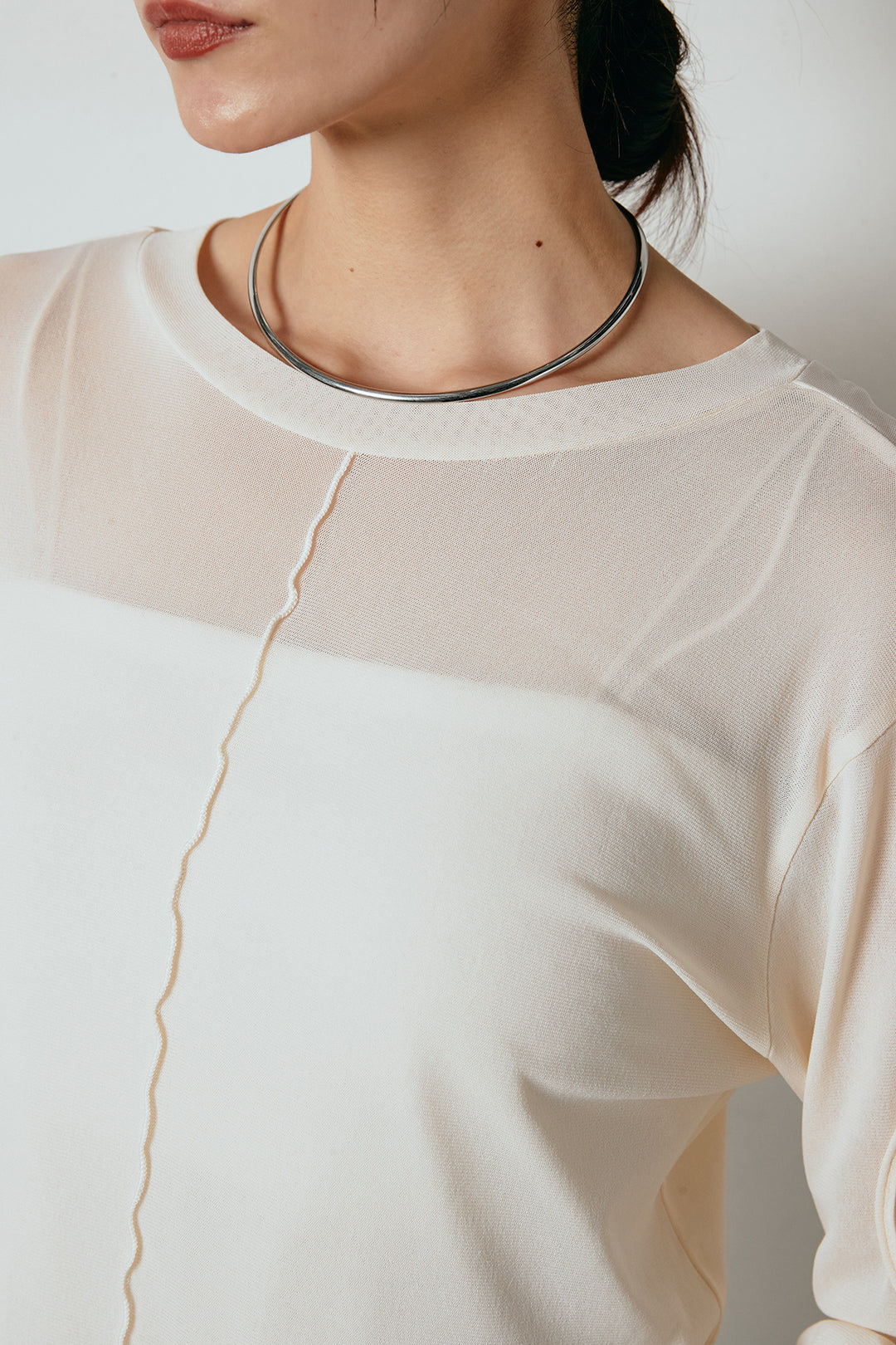 [SET]ビッグカラーケーブル編みニットトップス+2WAY袖コード刺繍クルーネックプルオーバー+フェイクレザー太ベルト付きタックワイドパンツ(3set)