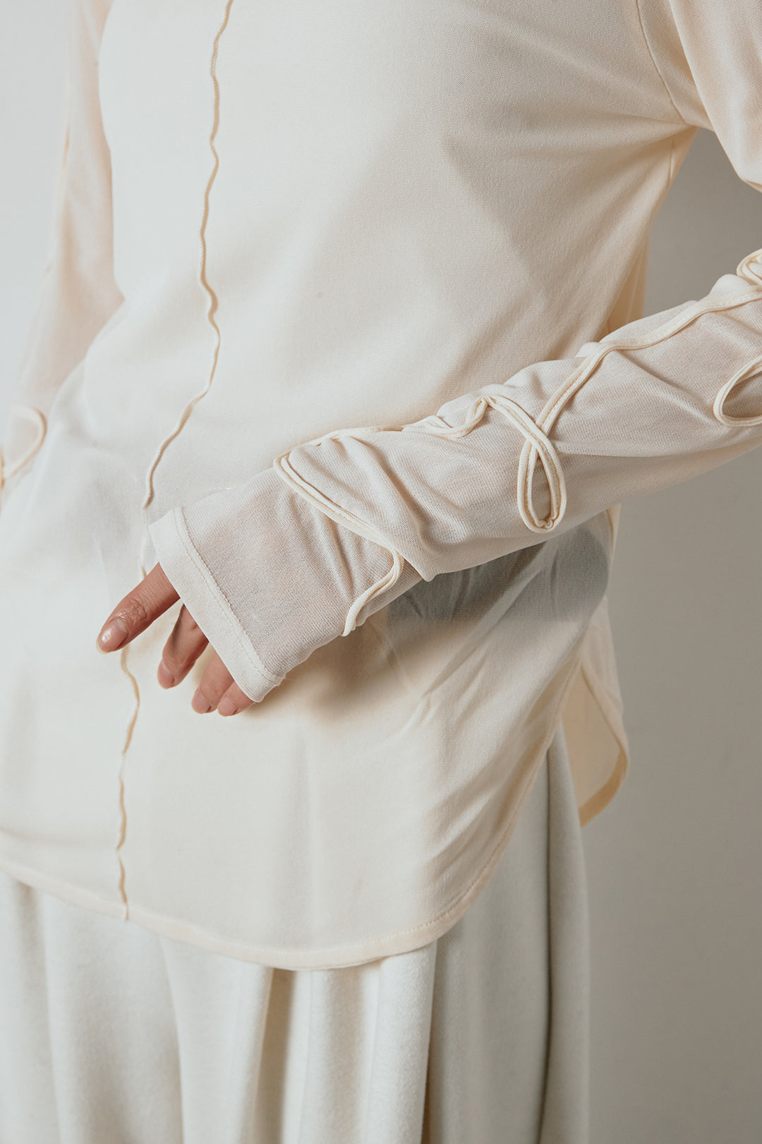 [SET]2WAY求心柄ジャガードショートカーディガン+ベルトループコーデュロイワイドパンツ+2WAY袖コード刺繍クルーネックプルオーバー(3set)