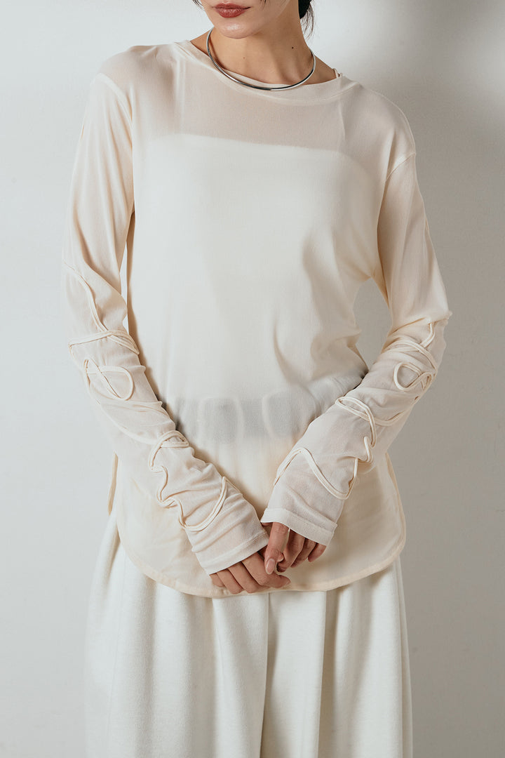 [SET]2WAY求心柄ジャガードショートカーディガン+起毛タック入りツイードワイドパンツ+2WAY袖コード刺繍クルーネックプルオーバー(3set)