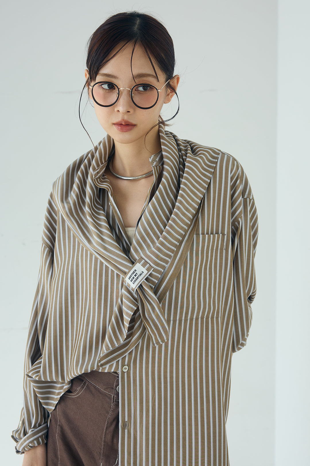 レーヨンストライプスカーフ