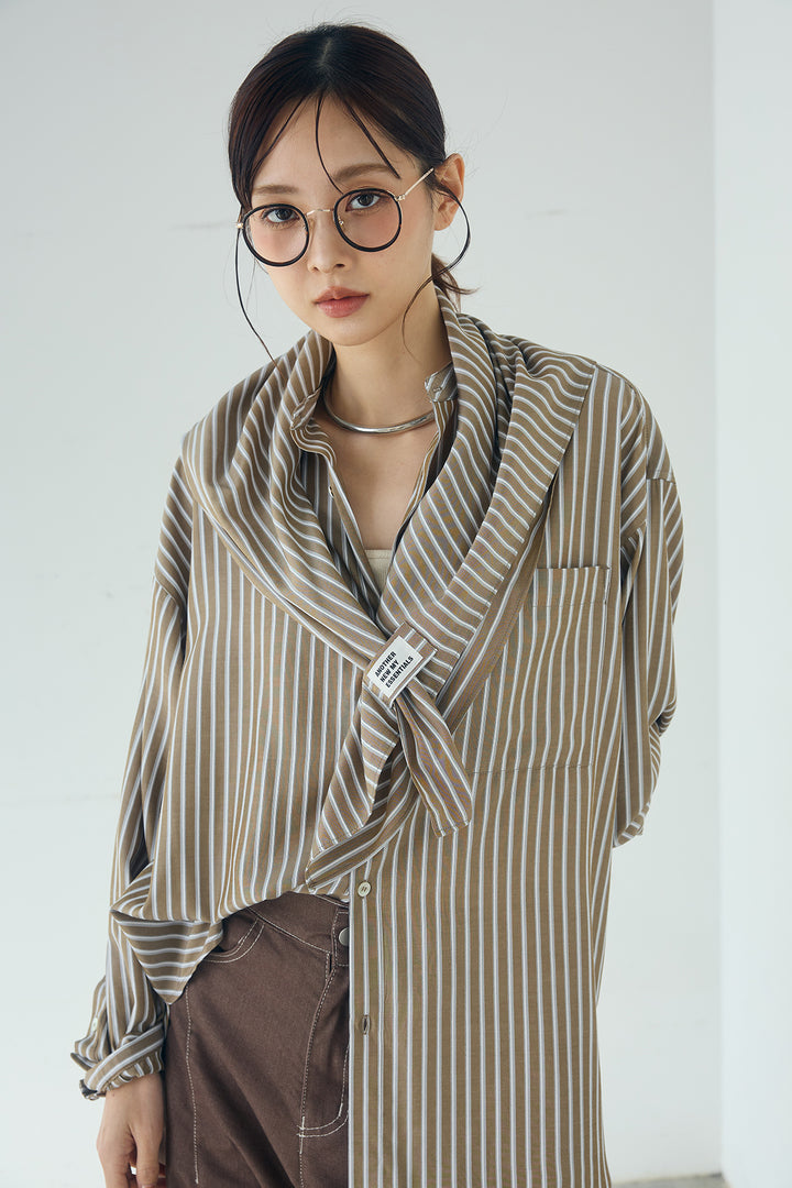 レーヨンストライプスカーフ