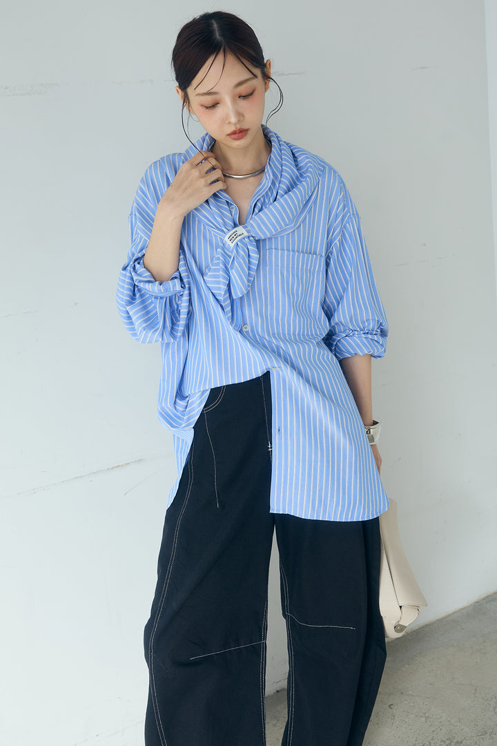 レーヨンストライプスカーフ