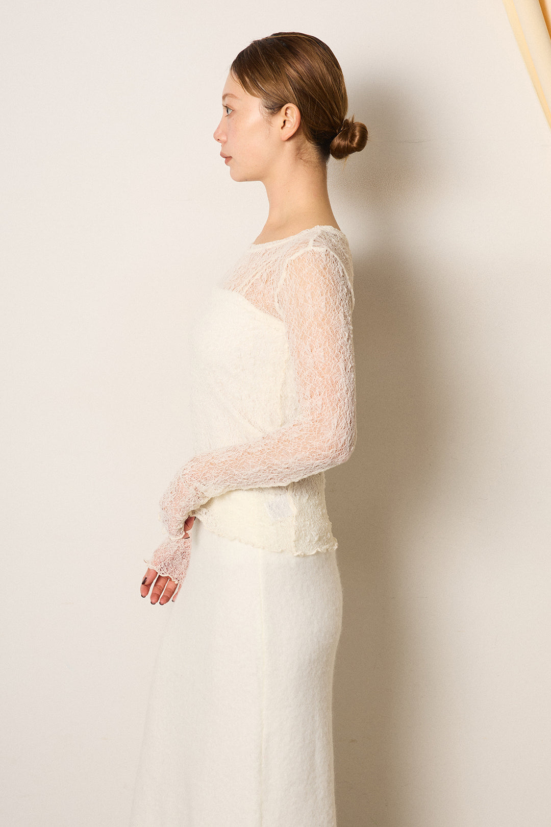 [SET]ストレッチレースクルーネックインナー+撥水フリルビスチェ+撥水ジョガーパンツ(3set)