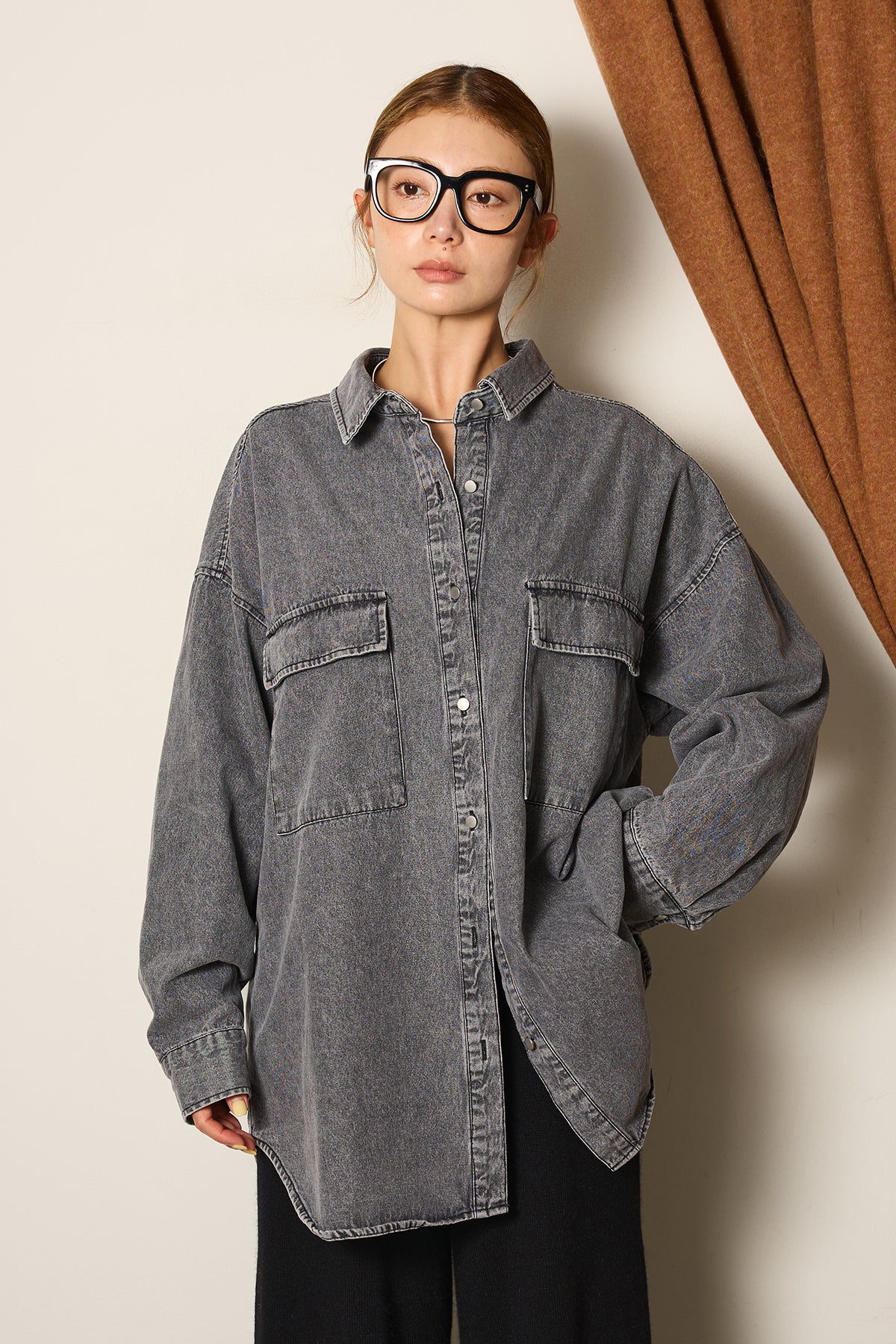 オーバーサイズデニムシャツ – ESICA