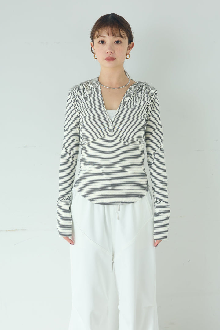 ボーダーフーディーロンT