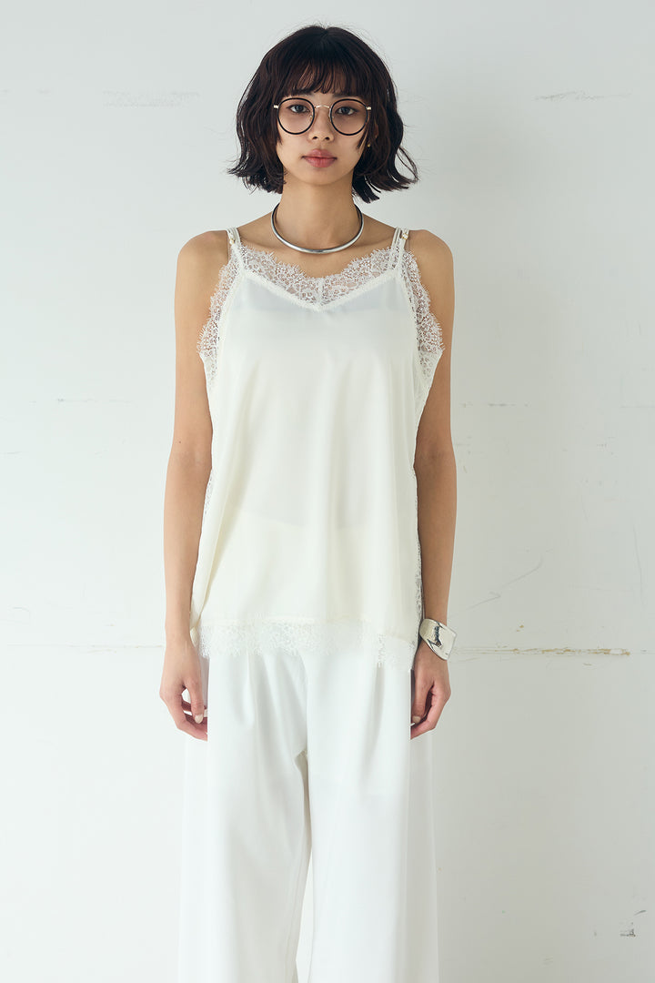 [SET]スポンディッシュBIGボタンクルーネックカーディガン+撥水ジョガーパンツ+ブロード切り替えぺプラムタンク(3set)