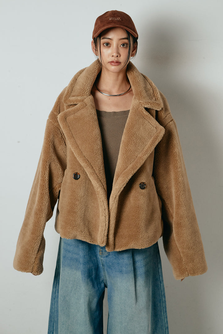 【1月上旬発送】テディボアショートジャケット